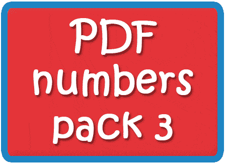 Printable 0 30 Number Flashcards Instant Download 
