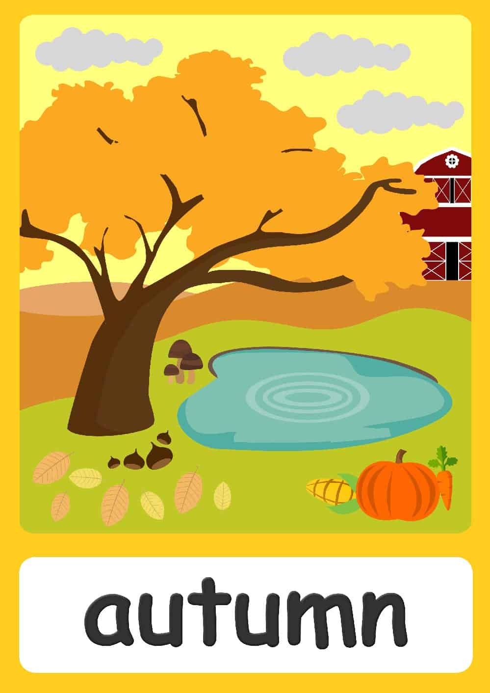 Seasons Flashcards - Teach Seasons - FREE Flashcards & Posters!