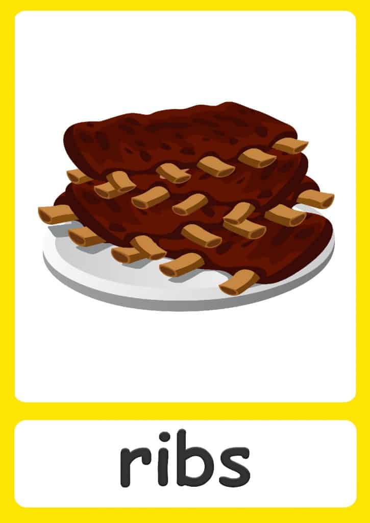 Food Flashcards For Kids!