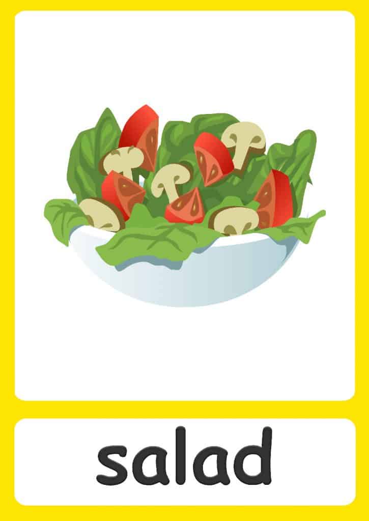 Food Flashcards For Kids!