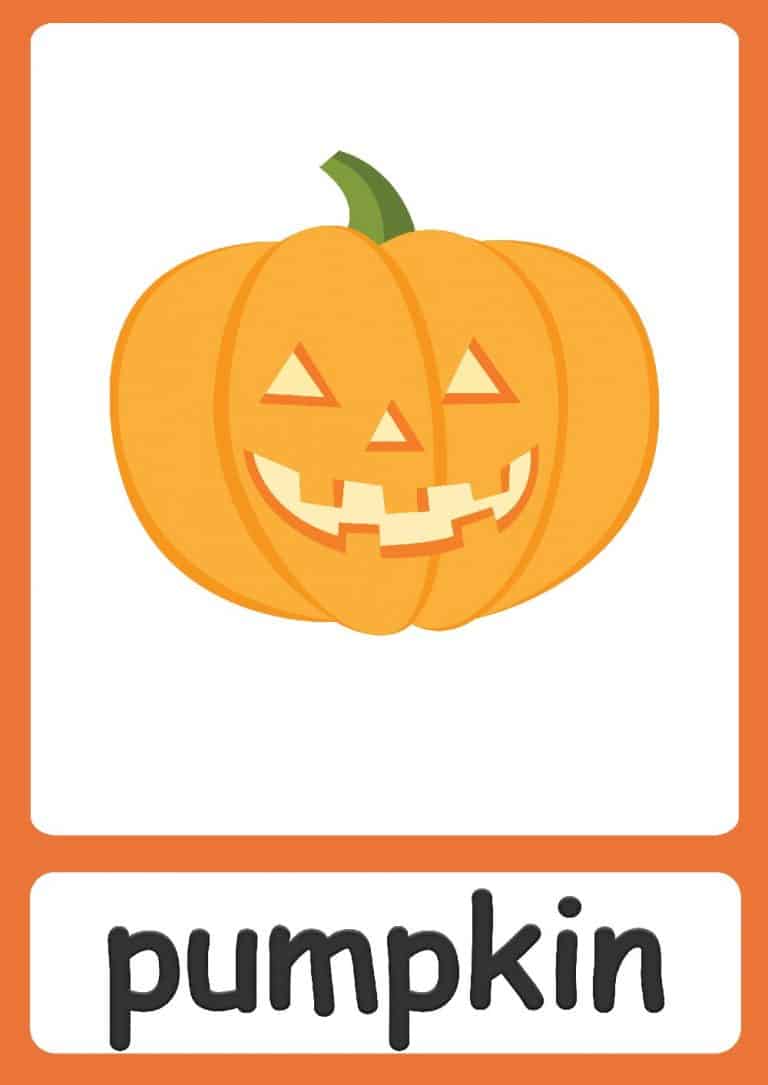 Halloween flashcards for kids! 28 FREE flashcards for kindergarten!