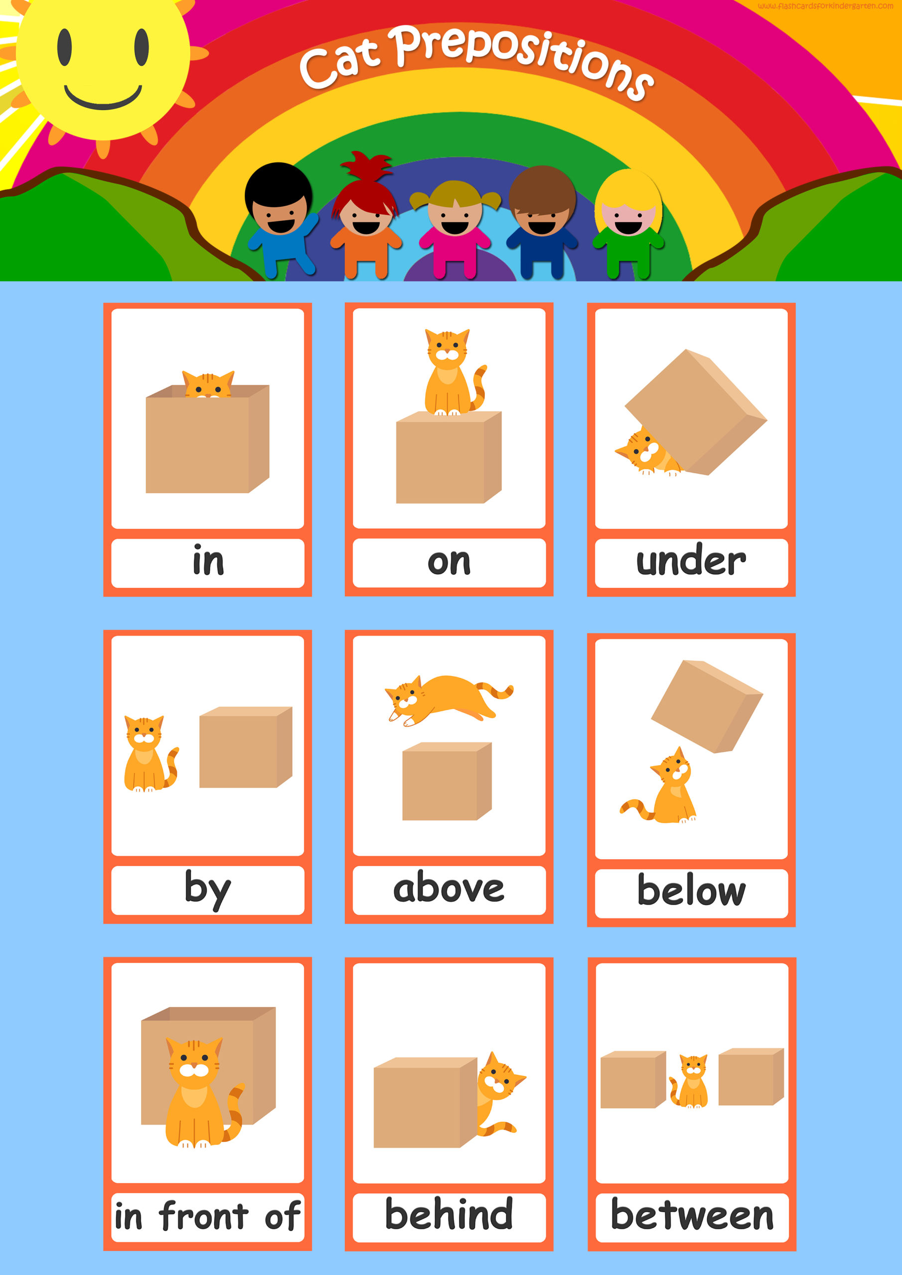 Prepositions Flashcards