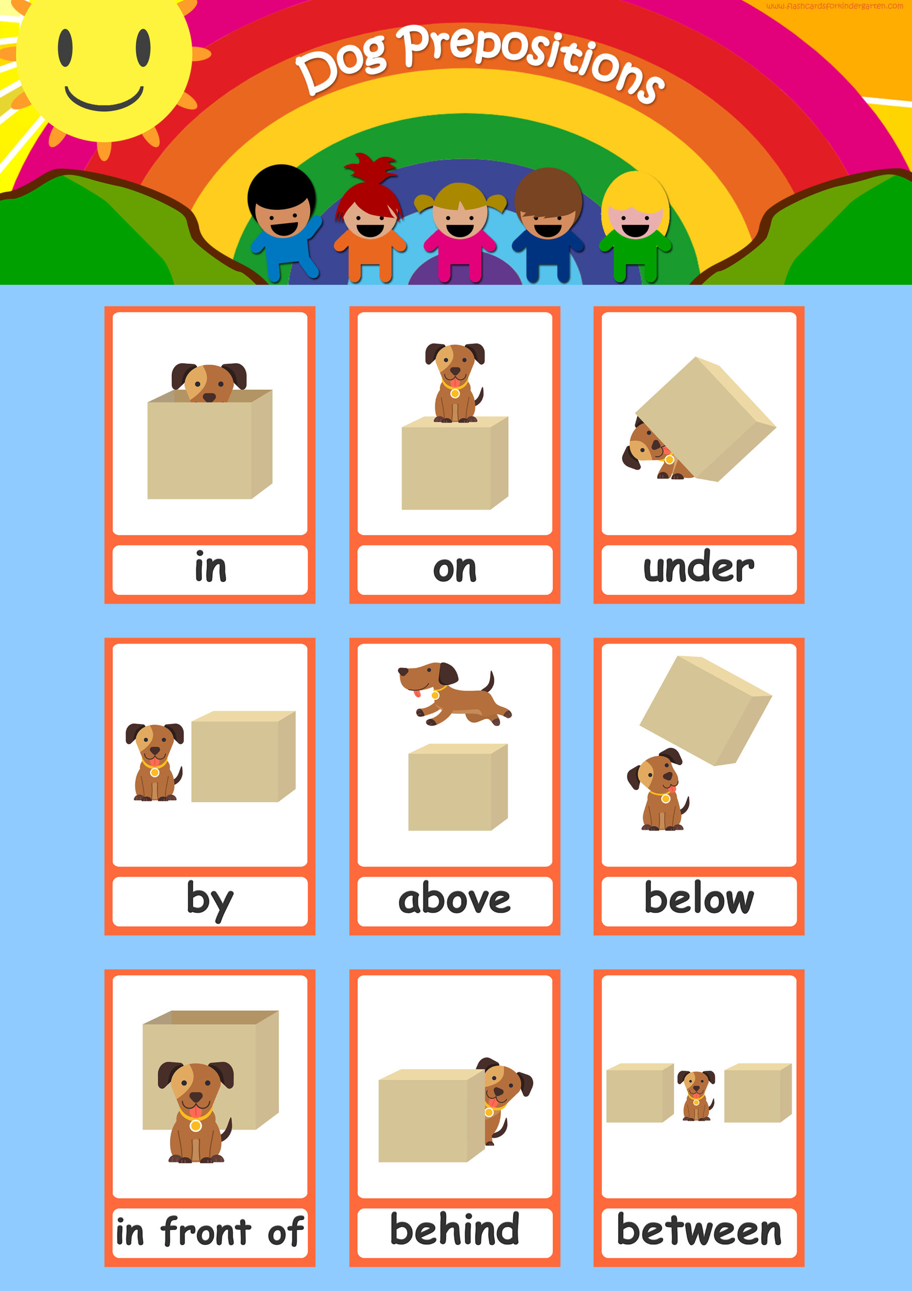 Prepositions Flashcards