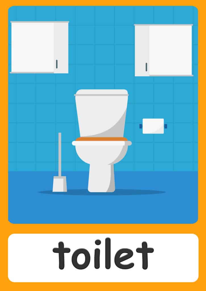 Bathroom Items List Picture Vocabulary  Bathroom items, Vocabulary,  Flashcards